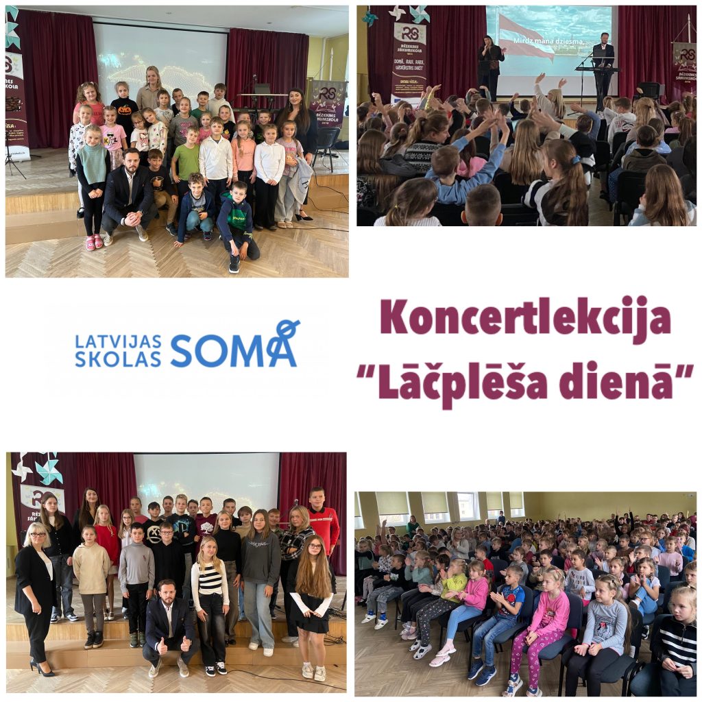 2024.gada 5.novembrī 1.- 6.klašu skolēniem programmas “Latvijas skolas soma” ietvaros notika koncertlekcija “Lāčplēša dienā”.